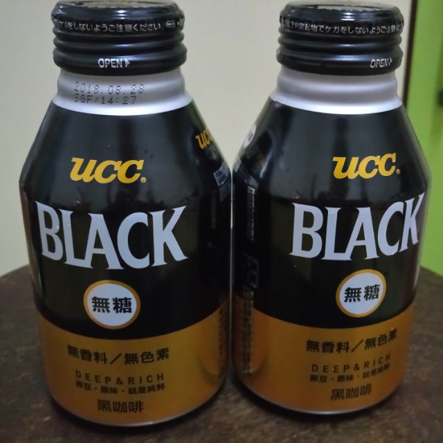 Ucc black 罐裝咖啡 黑咖啡 無糖 275g