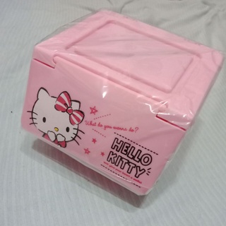 凱蒂貓 Hello Kitty 收納盒 文具盒 上開 造型 置物盒