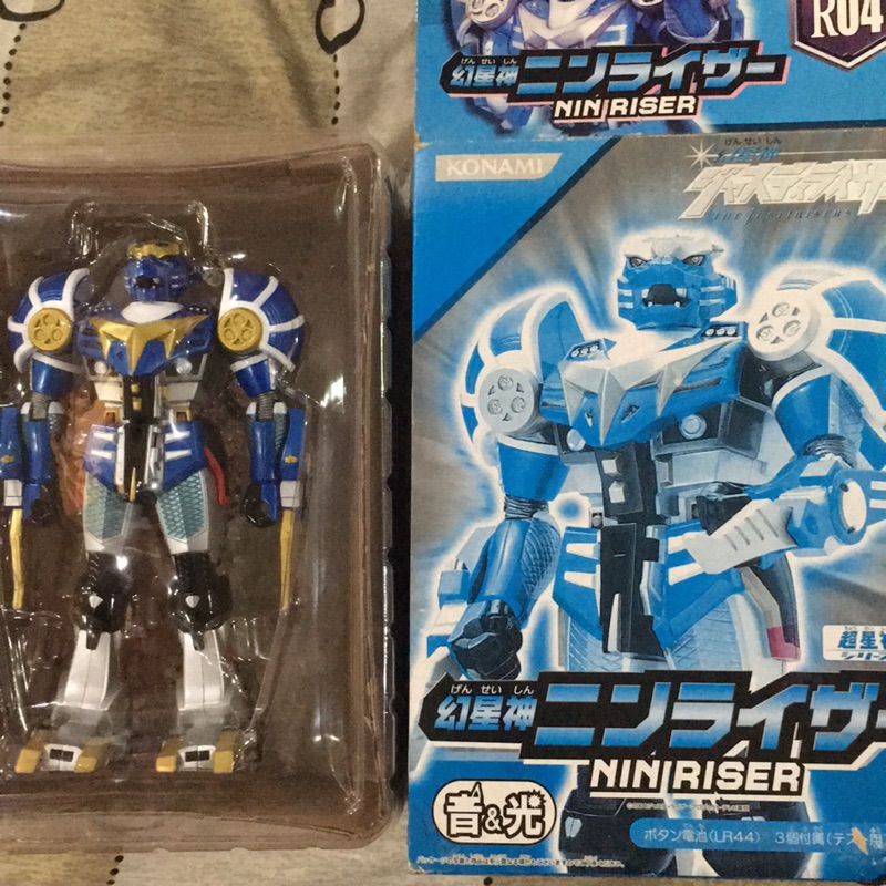 Konami 超星神幻星神老虎現貨近期開箱機器人模型聲光沒使用過 蝦皮購物
