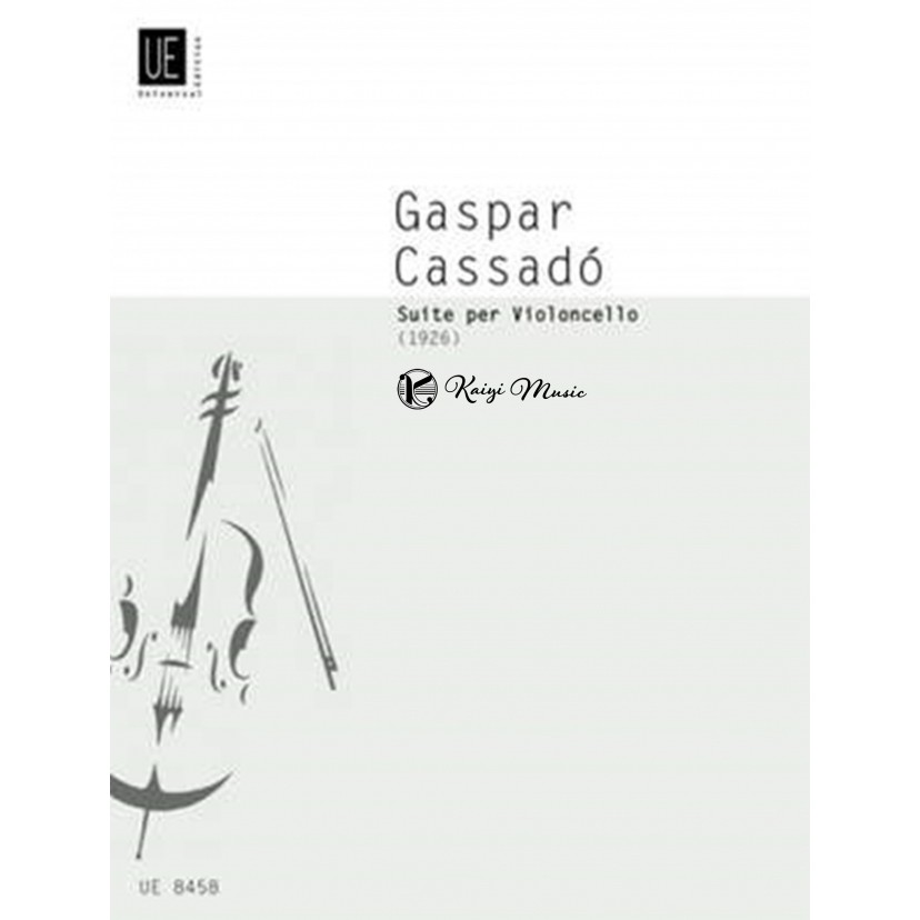 【凱翊】UE〔卡薩多〕大提琴組曲 Gaspar Cassadó Suite for cello 大專組指定曲