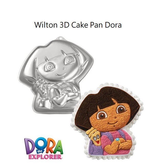 美國 Wilton 3D Cake Pan Dora 朵拉 3D 蛋糕烤盤 新品