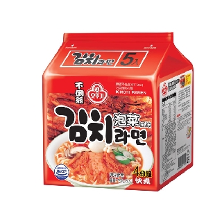 韓國不倒翁 泡菜拉麵(5入裝)【小三美日】泡麵/進口/ 團購 D521329|