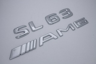 Benz 賓士 賓士 SL Class SL 63 ///// AMG 後車箱蓋 字型 字標