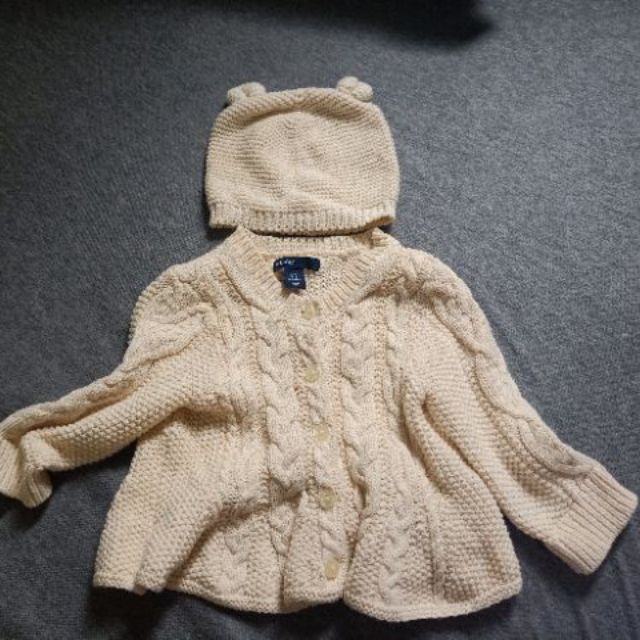 寶寶冬天針織外套、連身保暖外套（gap )