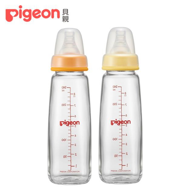【Pigeon 貝親】一般口徑玻璃奶瓶240ml