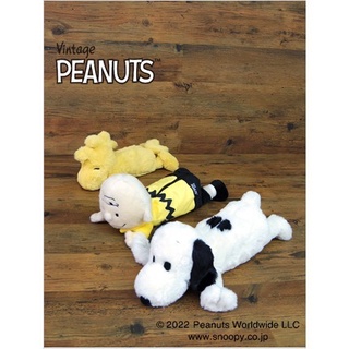 阿猴達可達 日本限定 peanuts 史努比 snoopy 絨毛趴姿玩偶 趴姿娃娃 60s 筆袋 萬用袋 35cm 全新