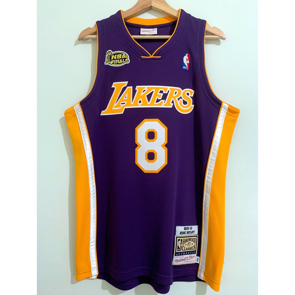 NBA 洛杉磯湖人 Kobe Bryant 球員版 球衣 2001總冠軍戰 M&amp;N mitchell &amp; ness 老大
