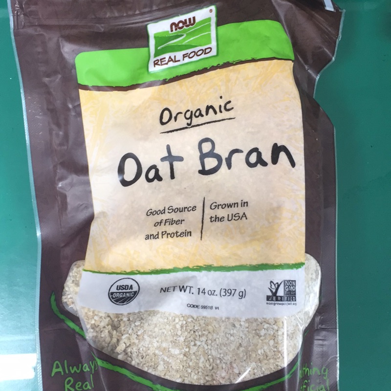 ［現貨］NowFoods Oat Bran有機燕麥麩