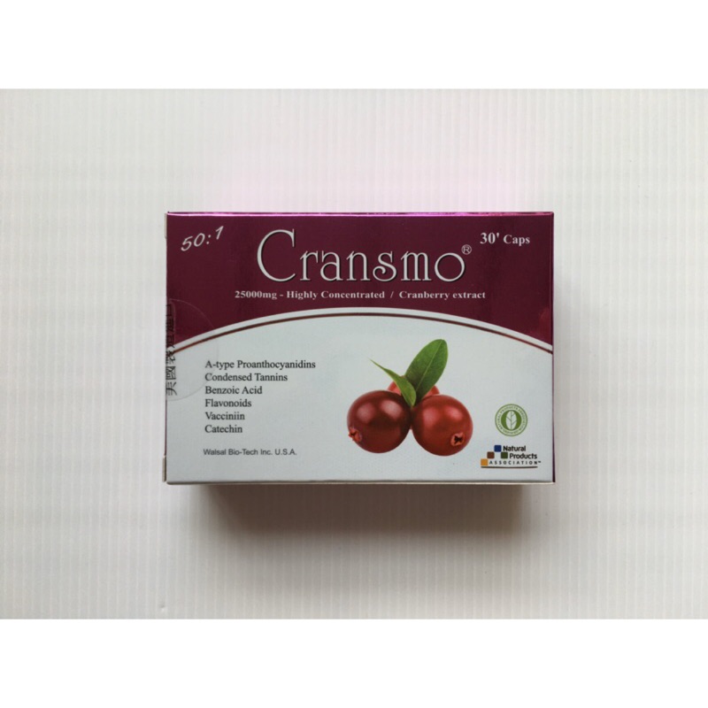 樂舒美膠囊30顆cransmo 濃縮蔓越莓美國進口 蝦皮購物