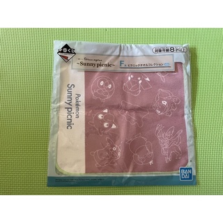 寶可夢 一番賞 anytime ～Sunny picnic～F賞 日版現貨 毛巾 小方巾 手帕