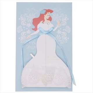 預購 日本製 小美人魚 卡片 結婚卡片 禮物卡 萬用卡 迪士尼 美人魚 DISNEY 公主 正版 J00014849