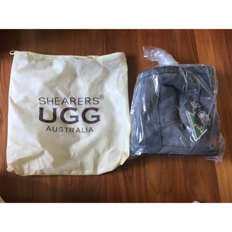 UGG 雪靴 中筒 灰色 澳洲製 UK6
