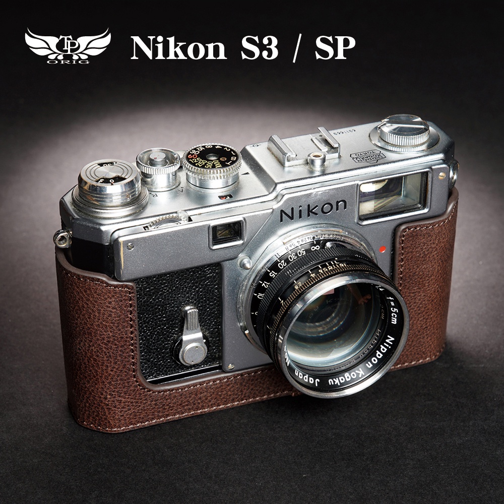 小馨小舖【TP 適用於 Nikon S3 / SP / S2 真皮相機底座】相機皮套 相機包