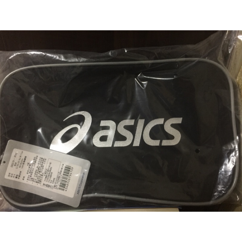 ASICS 鞋袋 黑色 正版