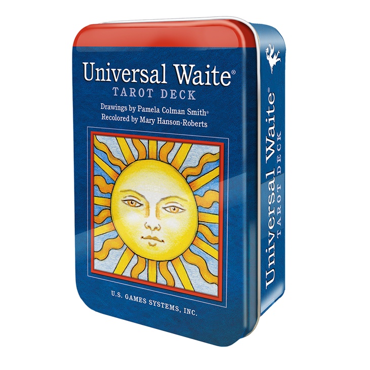 ~"魔幻的心靈世界"~偉特塔羅牌【普及鐵盒版】Universal waite tarot deck in a tin