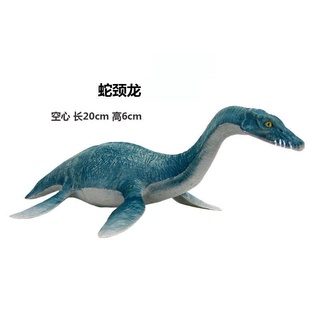嚴選好物 蛇頸龍恐龍玩具模擬動物套裝實心兒童侏羅紀世界霸王龍玩具男孩 HR0O