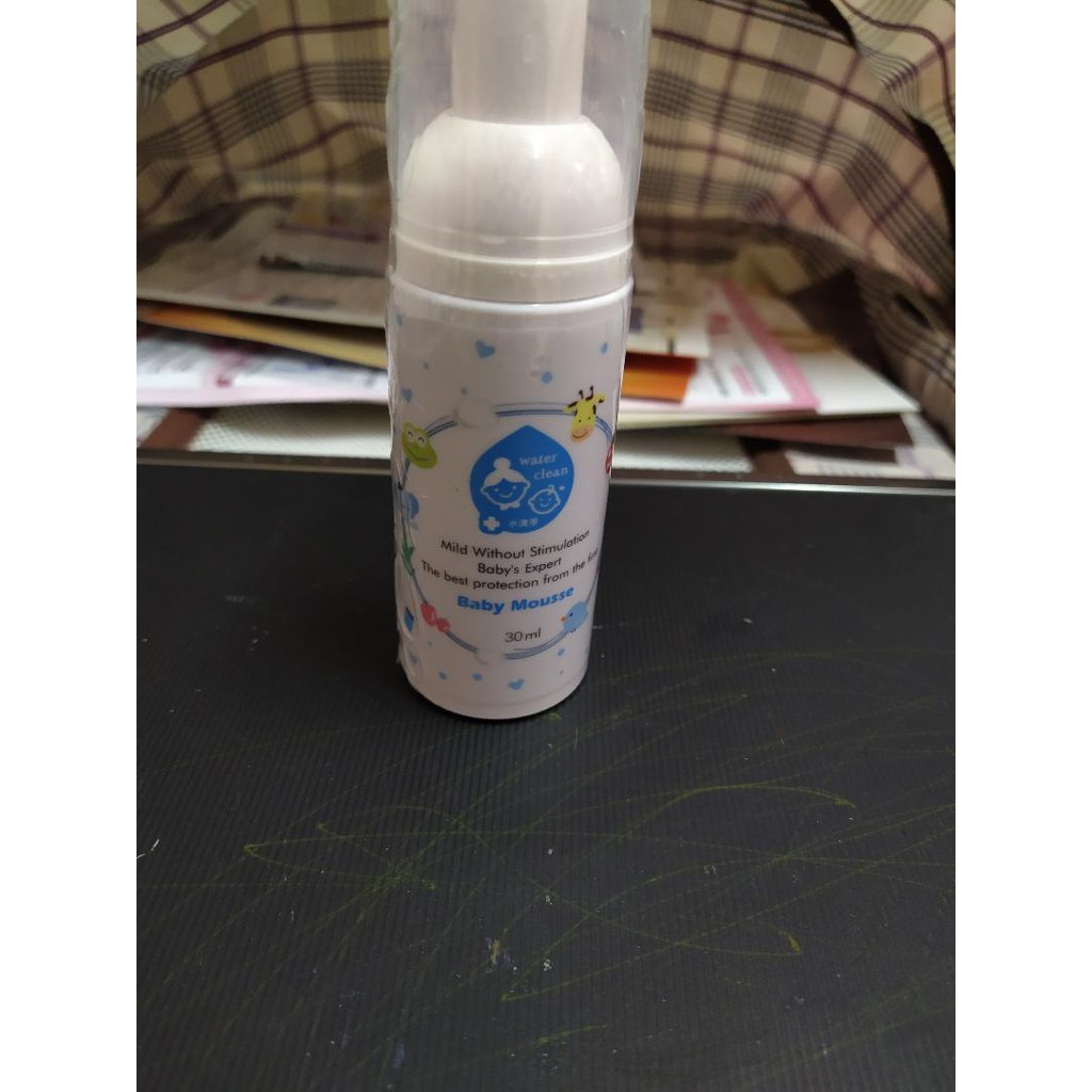 (全新) Water Clean 水清淨-寶寶沐浴二合一慕斯(純淨Baby香) 30ml