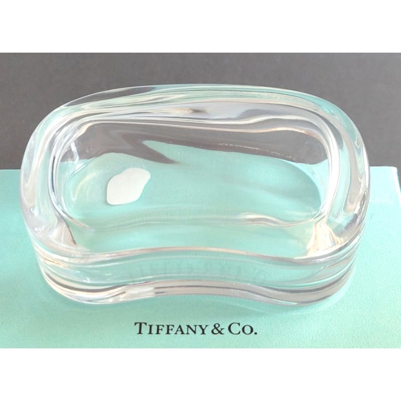 TIFFANY&amp;CO.原廠盒 Elsa Peretti設計師 特別設計小豆款 水晶盒