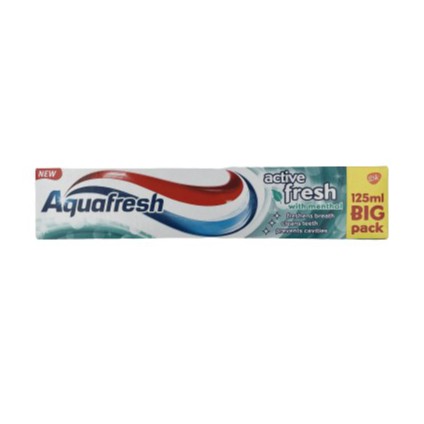 英國製造 Aquafresh  牙膏 ( 清新款: active fresh) 125ml