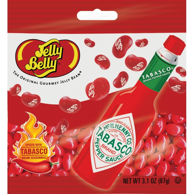 【山姆柑仔店】 Jelly Belly 辣醬口味 Tabasco口味(袋裝) 雷根糖 整人糖果 87克