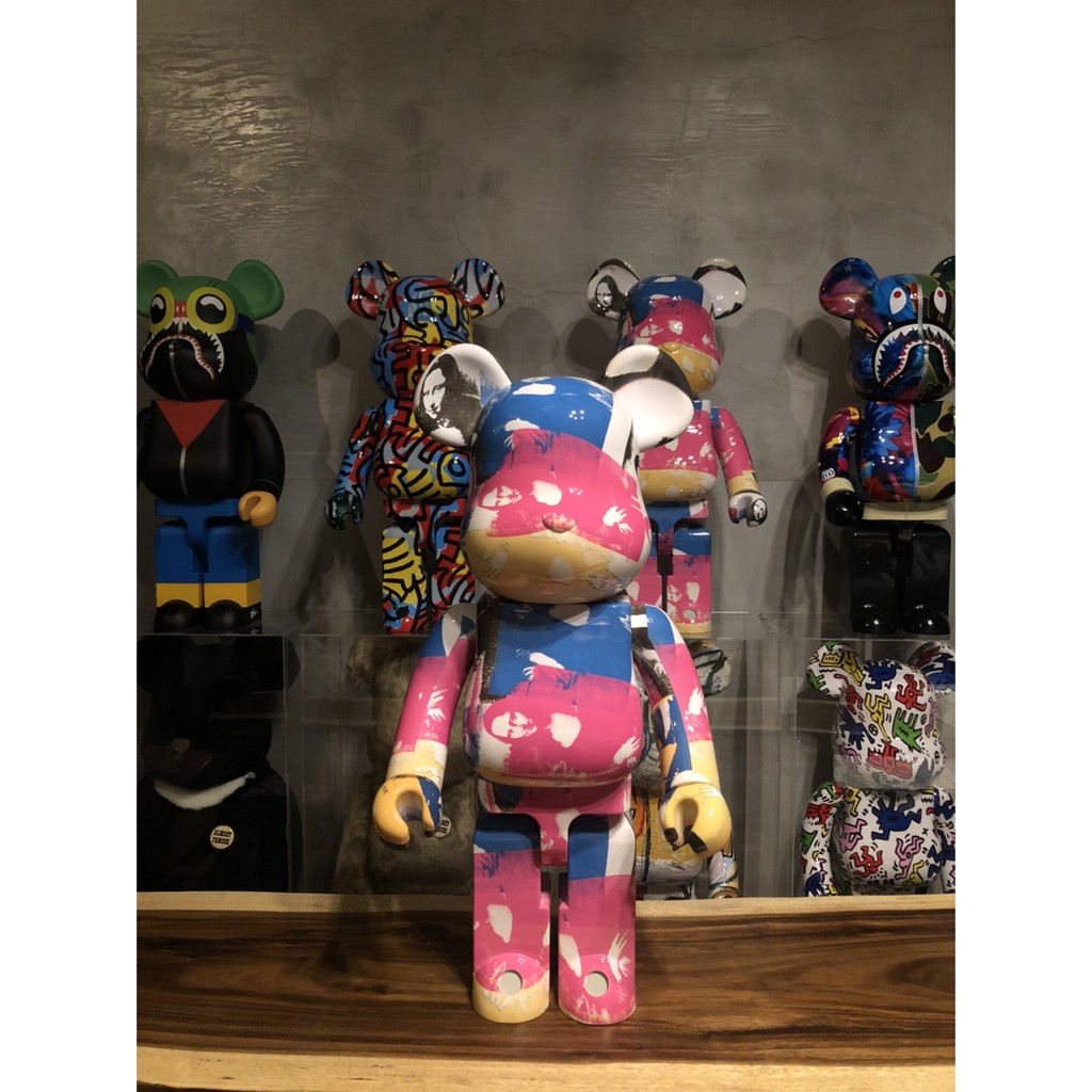 ANDY WARHOL MONA LISA COLORED BE@RBRICK 彩色 蒙娜麗莎 1000% 極限量