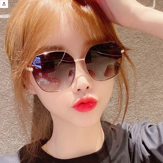 時尚太陽眼鏡 新款大框偏光太陽眼鏡 女阻隔紫外線開車眼鏡 圓臉潮流墨鏡 素顏眼鏡
