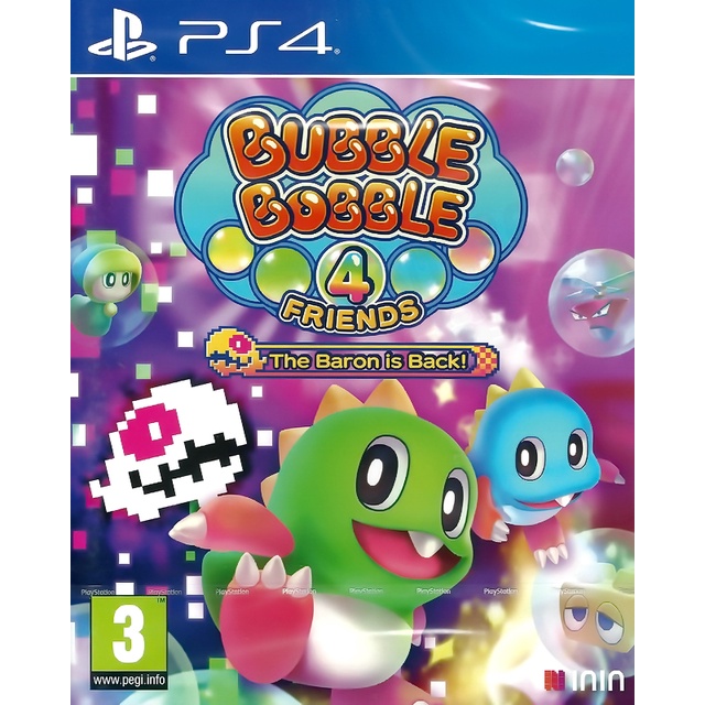 【全新未拆】PS4 泡泡龍4 夥伴 伙伴 骷髏阿怪的反擊 BUBBLE BOBBLE 4 FRIENDS 中文版 台中