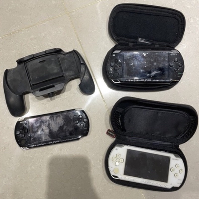 二手 PSP-1001黑色 PSP-1007白色 PSP-3007黑色主機 零件機