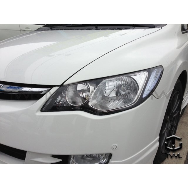 台灣之光 全新 HONDA 八代8代喜美K12 CIVIC 06 07 08年UH原廠型黑框HID專用大燈頭燈交換型