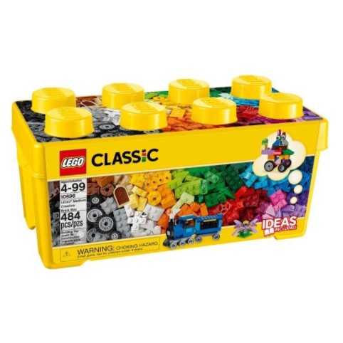 正版公司貨 LEGO 樂高 CLASSIC系列 LEGO 10696 樂高中型創意拼砌盒桶