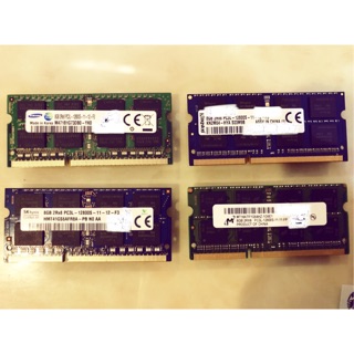 DDR3 1600 1.35/1.5V筆電用 Hynix/Samsung/Kingston/美光 2G