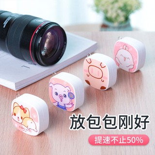 新品可愛數據線華為三合一充電線蘋果快充伸縮盒手機多功能安卓type c
