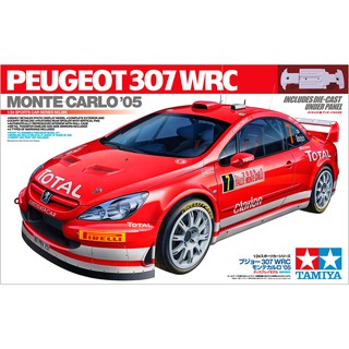 (大鳥叔叔模型)TAMIYA田宮24285 1/24標致PEUGEOT 307 WRC 金屬底盤