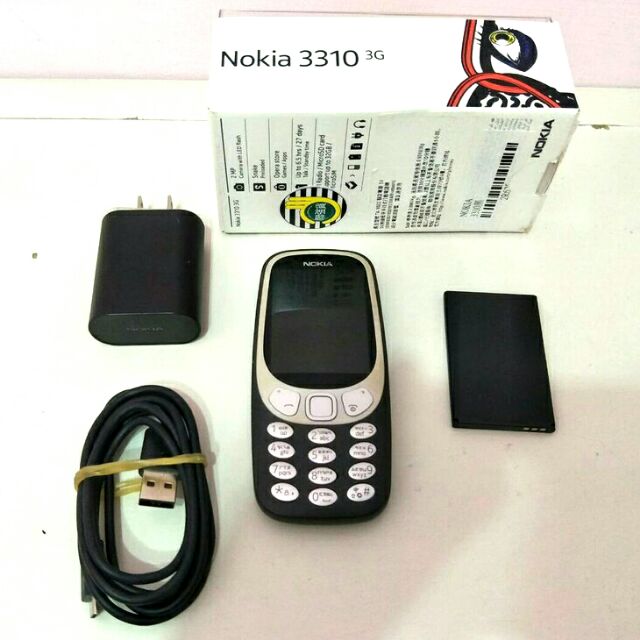 ☀☀【現貨】NOKIA 3310 (3G版) 經典重現 懷舊 經典 復刻 直立手機 老人機 老人按鍵機