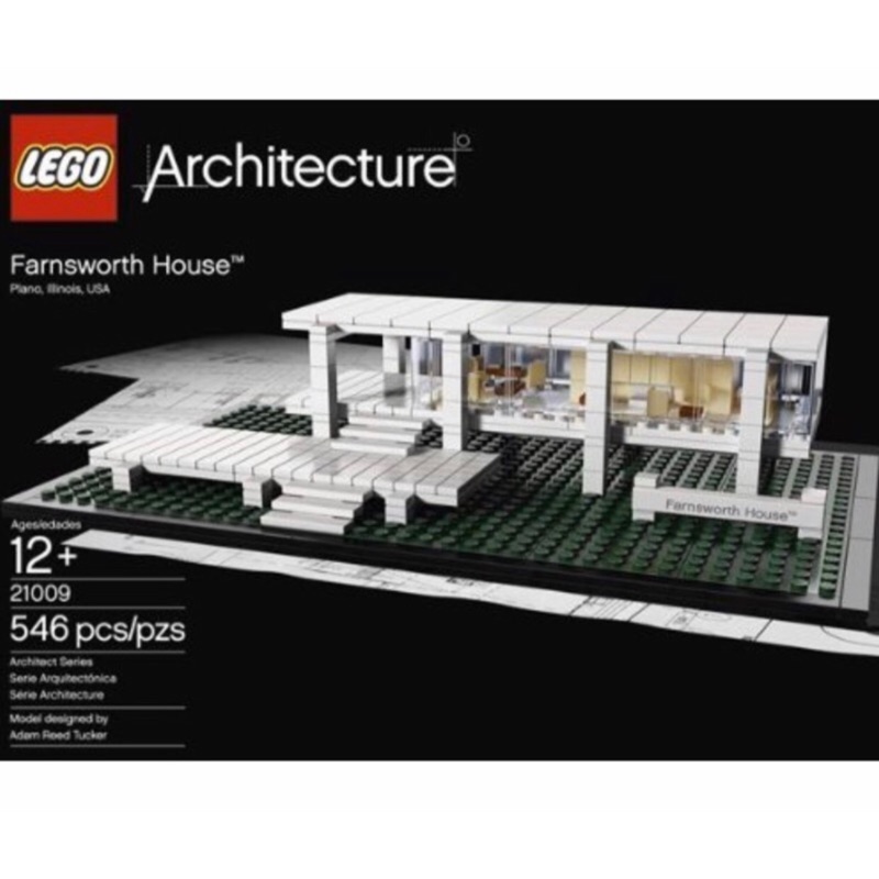 全新,拆盒附盒。LEGO Architecture Farnsworth House 21009