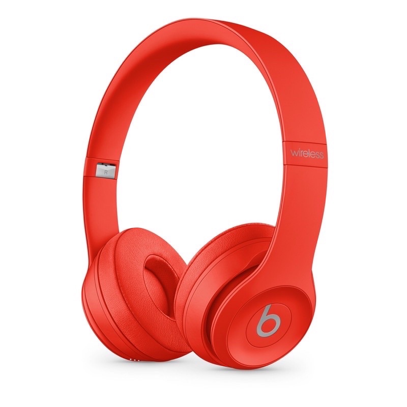 Beats solo3 Wireless正品 二手 耳機 apple 耳罩式 紅