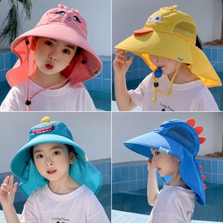 兒童 防曬帽 夏天 遮陽帽 防紫外線 太陽帽 男童 夏季 帽子 女童 寶寶 漁夫帽 夏季帽子 兒童防曬帽