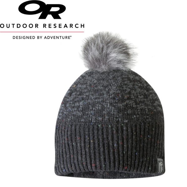 Outdoor Research美國 EFFIE BEANIE女童保暖壓克力混紡帽《黑》絨球/毛帽/26233/悠遊山水