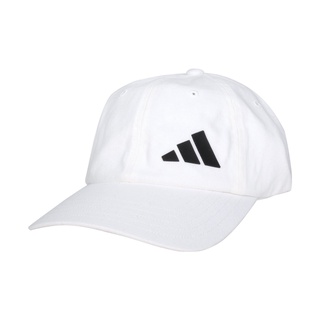 ADIDAS 運動帽(純棉 老帽 防曬 遮陽 運動 帽子 愛迪達「H06789」 白黑