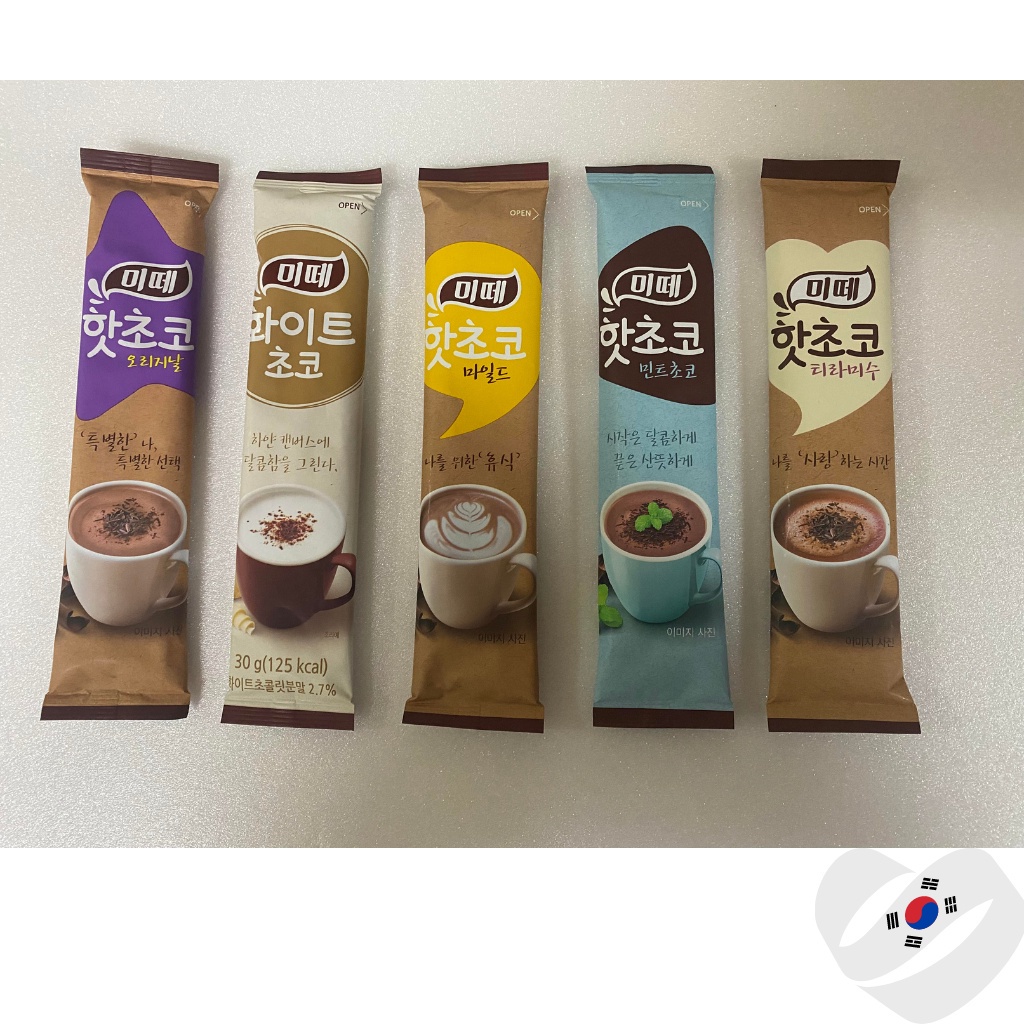 韓國 現貨 Maxim 熱巧克力 Mitte 熱巧克力沖泡飲  5入(5味)