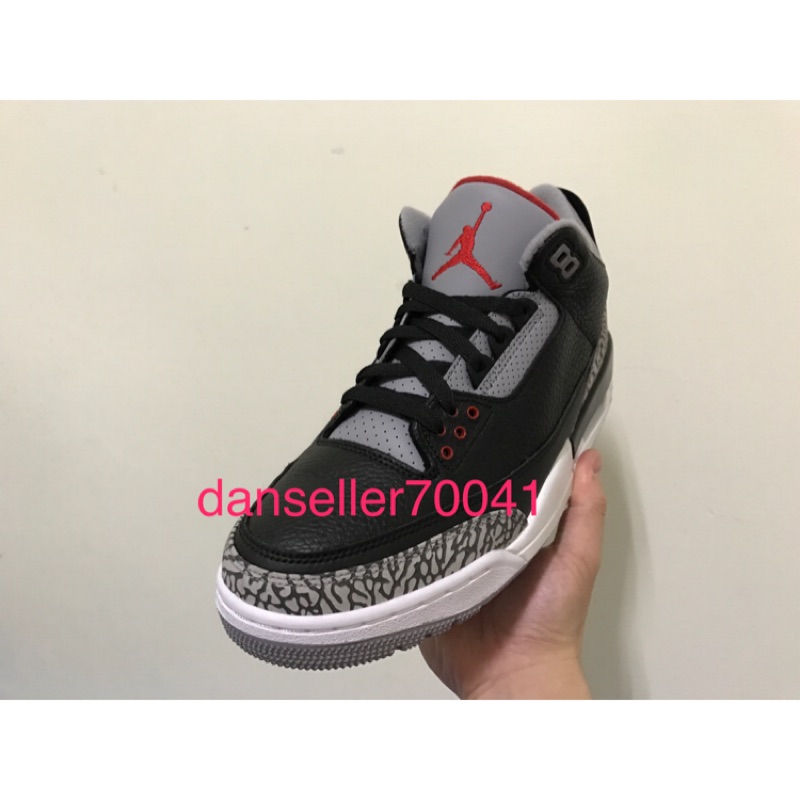 Nike Jordan 3 retro OG Black cement 黑水泥 三代 老屁股