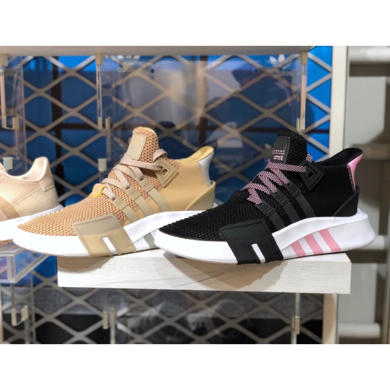 adidas 女鞋01 EQT Support Bask ADV 黑粉 G54480 卡其 G54481 22~25cm