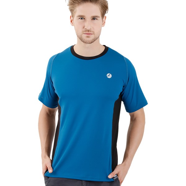 SANTO win-fit微氣候雲彩機能衫-深藍