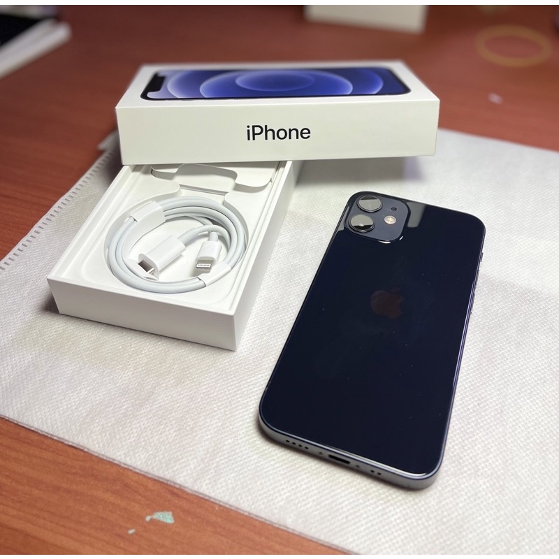 二手 自售 9成新 iPhone12 mini 128G 黑色 防窺保護貼