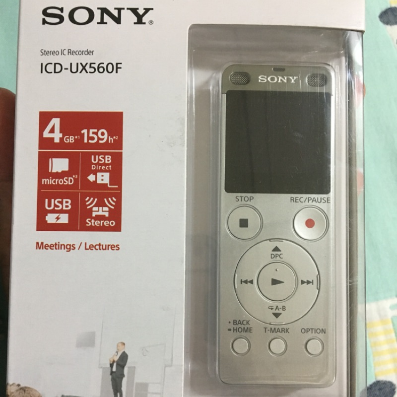 Sony錄音筆 保固內 ICD-UX560F