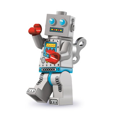 ||一直玩|| LEGO 6代人偶 8827 #7 機器人 Clockwork Robot