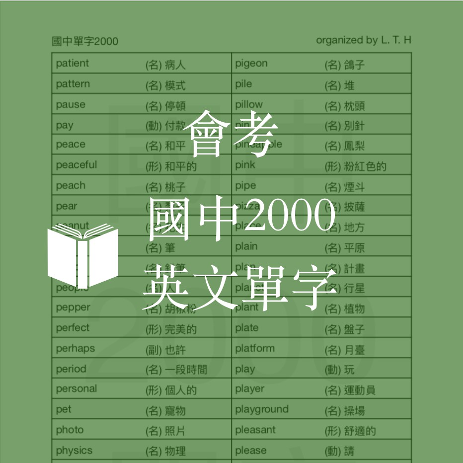 停課不停學 108課綱 英文閱讀素養 來挑戰吧 2000 使用最頻繁英文單字 福爾摩沙太平洋島嶼上的孩子們 痞客邦 Zi 字媒體