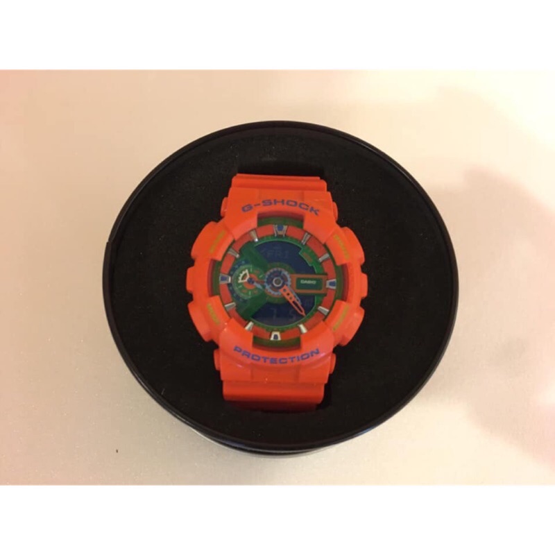 卡西歐 G-SHOCK 手錶 GA-110A-4DR 橘色