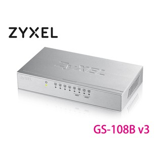 ZyXEL 合勤 GS-108B V3 鐵殼 8埠 Giga乙太網路交換器 集線器 HUB 另有 TL-SG108