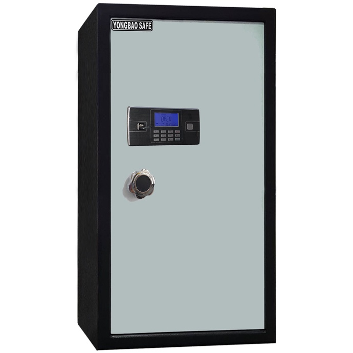 液晶防火防盜型保險櫃(QC-1050)《永寶保險櫃Yongbao Safe》極致灰防火保險箱 家用保險櫃 公司用保險櫃